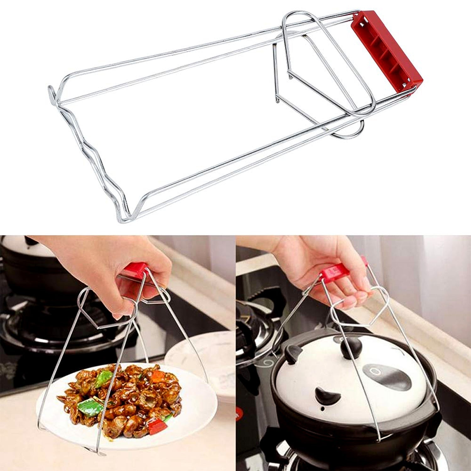 Hot Cookware Gripper Tong Hot Cookware Gripper Tong